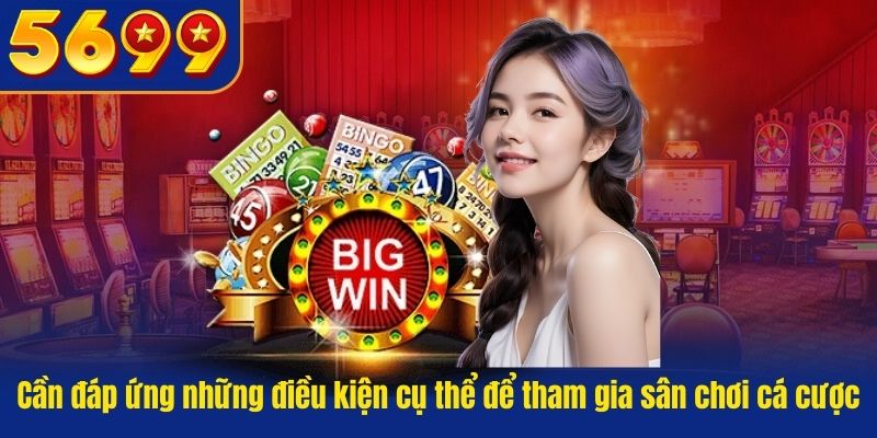 Cần đáp ứng những điều kiện cụ thể để tham gia sân chơi cá cược